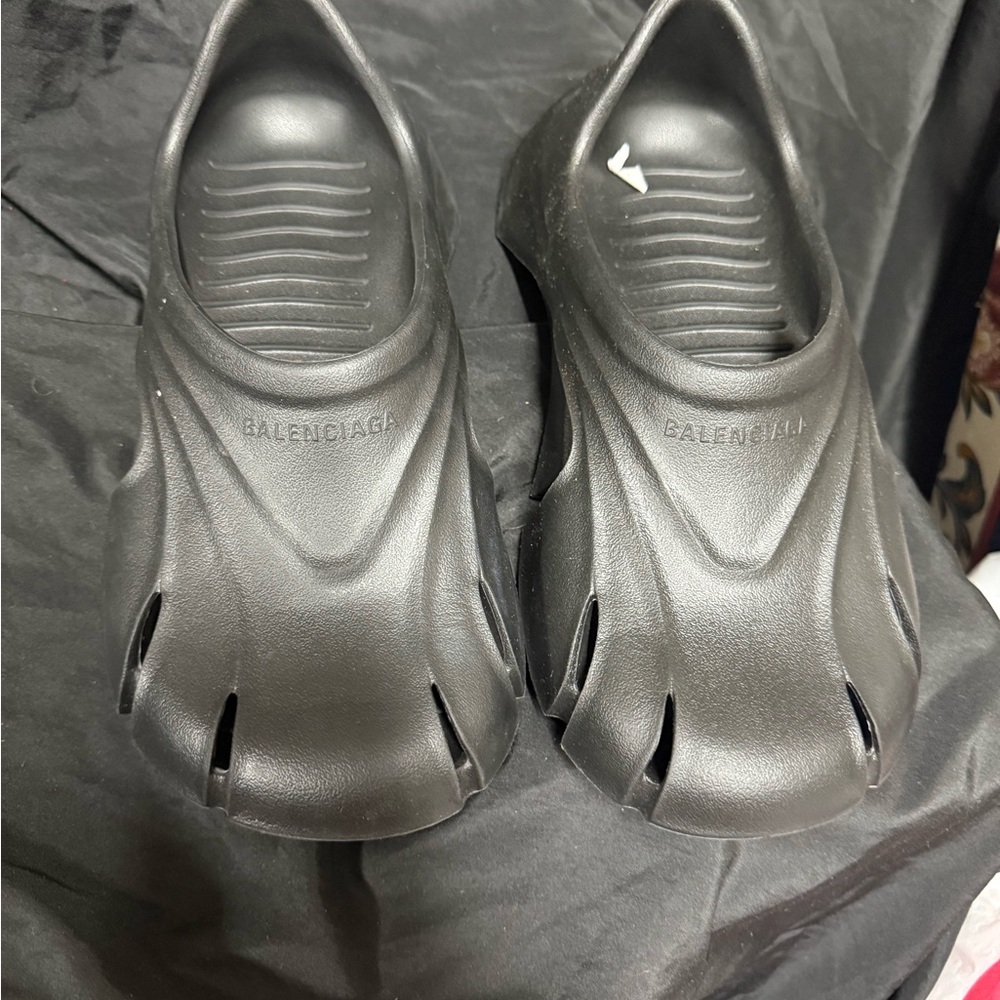 Balenciaga Black Sculpted Athletic Shoes